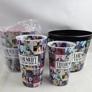 Taylor Swift The Eras Tour AMC Theaters Movie Bundle Popcorn Tin Bucket Cup NEW